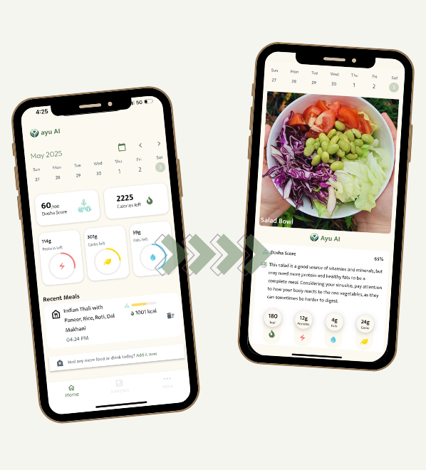 Ayu AI App Interface